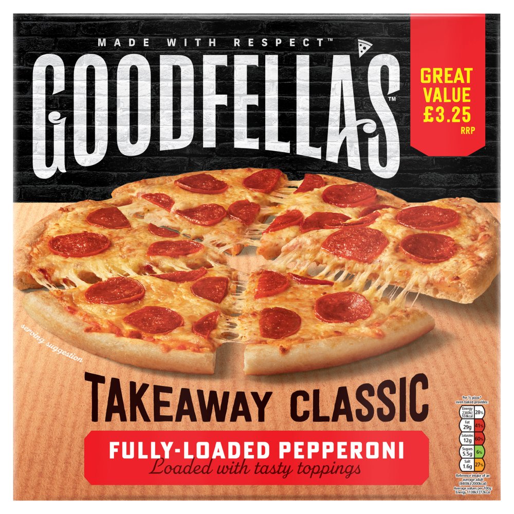 Goodfella's Takeaway Classic Fully-Loaded Pepperoni 410g 426g × 6