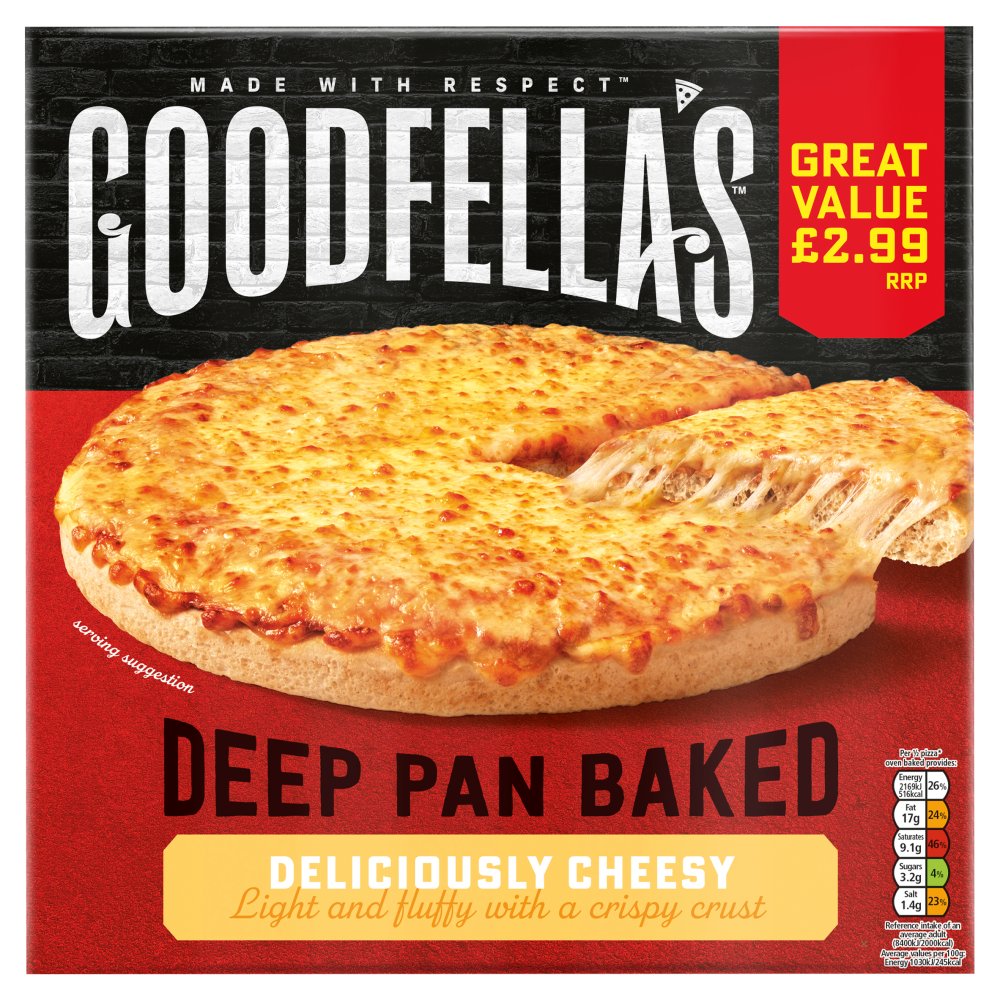 Goodfella's Deep Pan Baked Deliciously Cheesy 421g 421g × 7