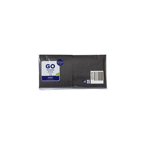 Duni Napkin Black 2ply 24cm 300s × 8