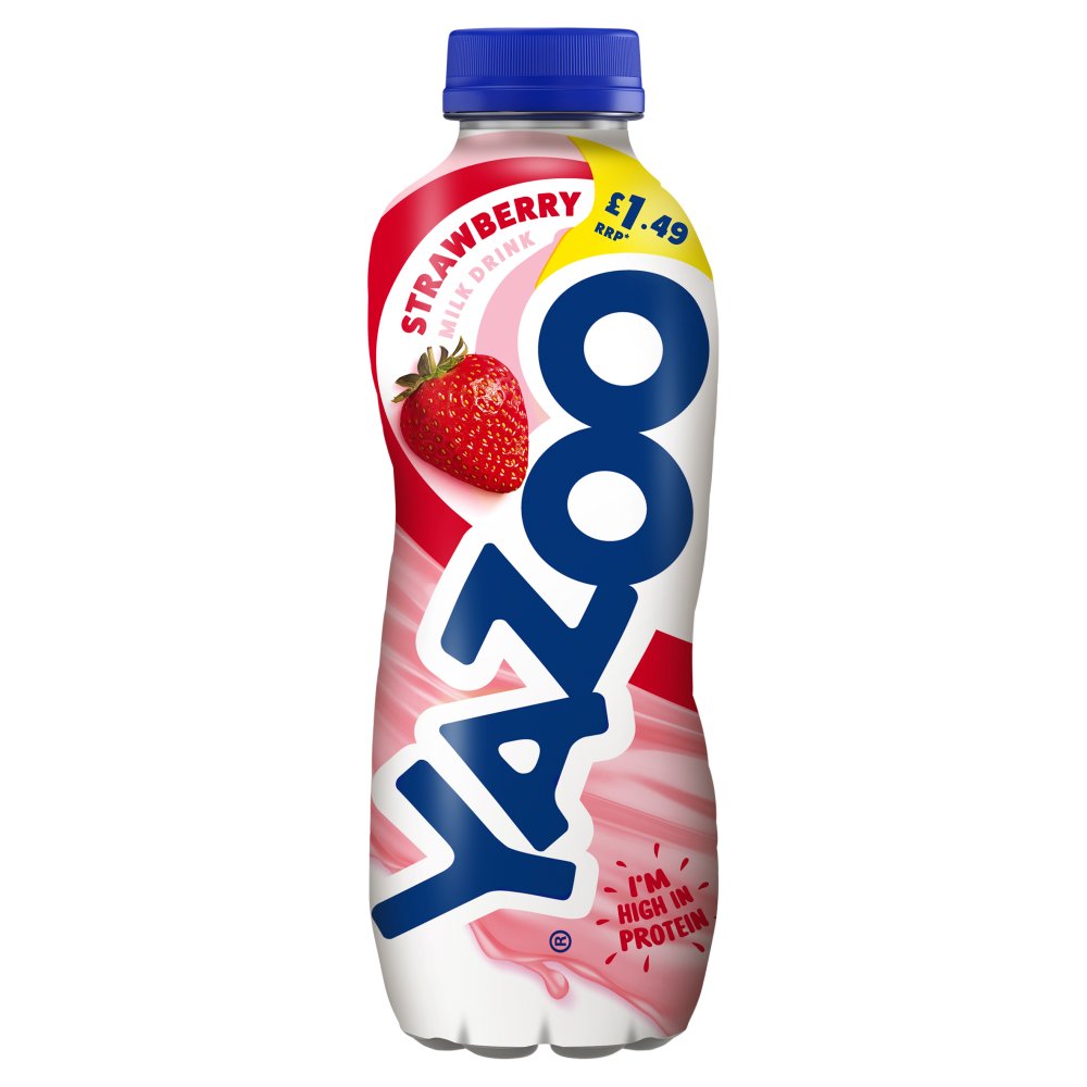 Yazoo Strawberry Milk Drink 400ml RRP £1.49 400ml × 10 × 1