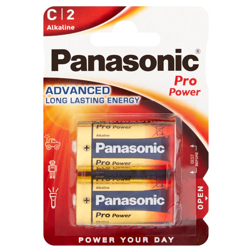 Panasonic Pro Power C Batteries Alkaline 2pk 2s × 12