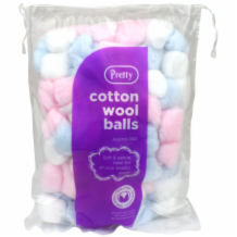 Pretty Coloured Cotton Ball 12x100's