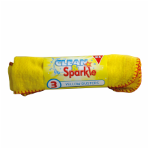 Clean & Sparkle Yellow Dusters 10x3's