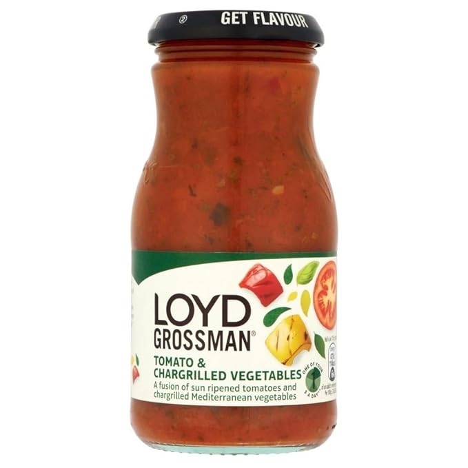 Loyd Grossman Pasta Sauce Tomato & Vegetable 6x350g
