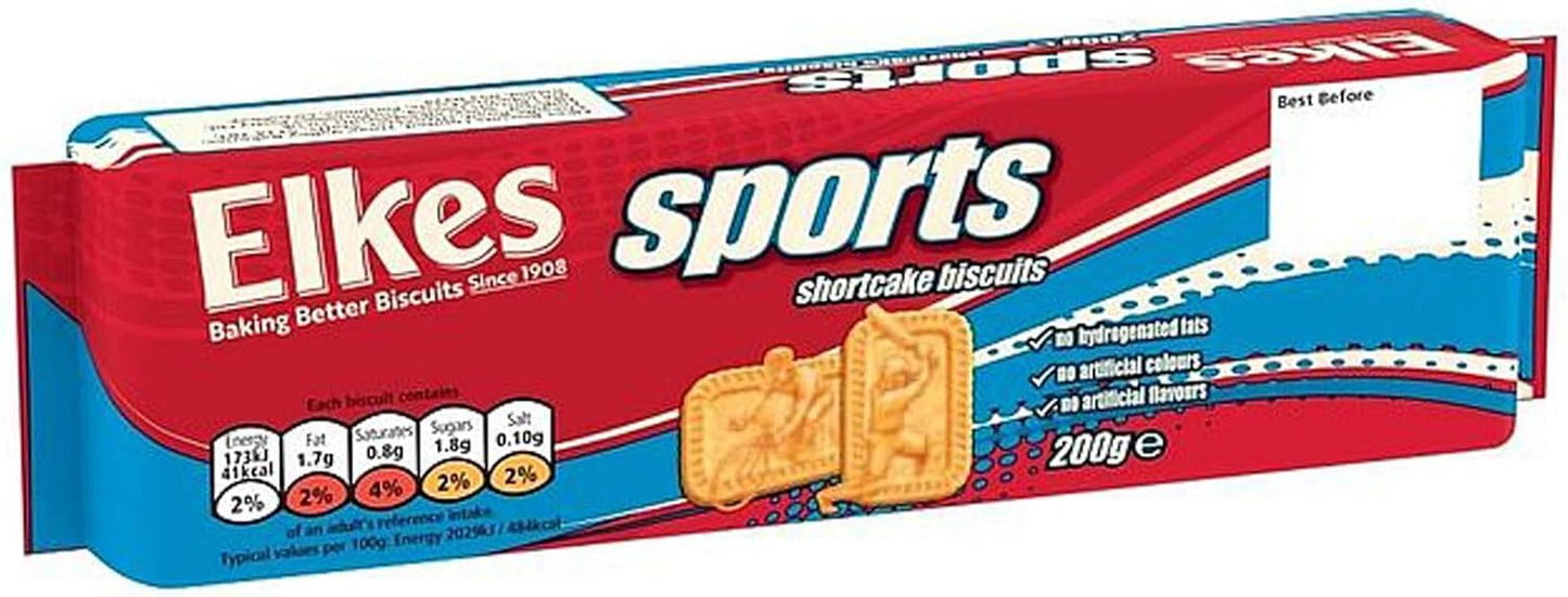 Elkes Sports Biscuits 12x200g