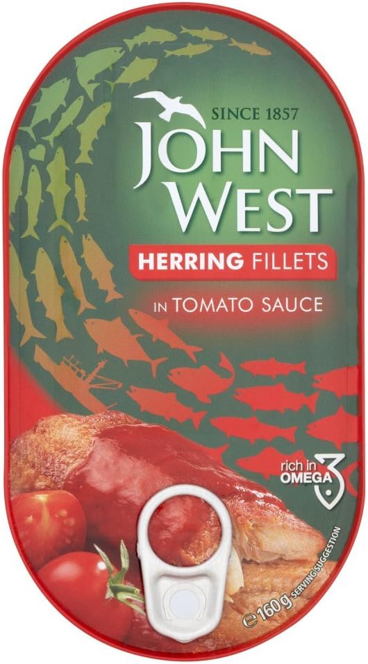 John West Herring In Tomato Sauce 10x145g