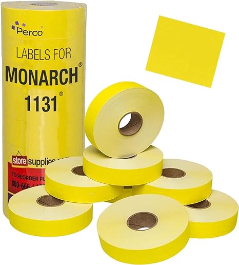 Cti Yellow Pricing Labels 1x10k