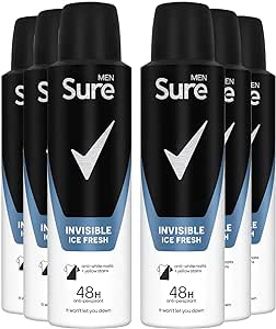 Sure Men Invisible Ice 6x150ml