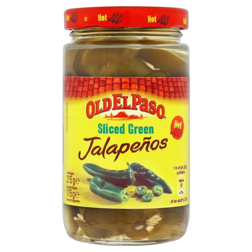 Old El Paso Tangy Jalapeno Hot 4x215g