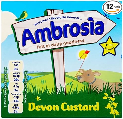 Ambrosia Custard Combination Pack 12x500g