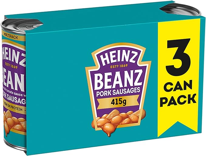 Heinz Beanz & Sausages 6x415g