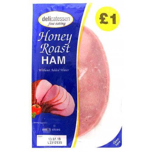 Delicatessen Fine Eating Honey Roast Ham 5 Slices 90g 90g × 1