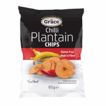 Grace Plantain Chips Chilli 9x85g