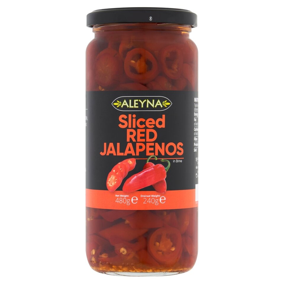 Aleyna Sliced Red Jalapeno 6x480g
