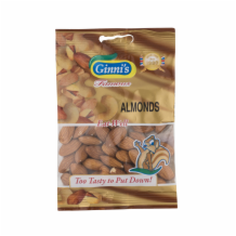 Ginni Raw Almonds Box 10x50g