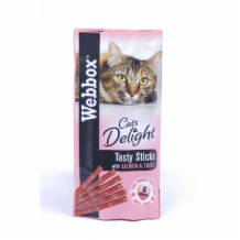 Webbox Cat Sticks Salmon & Trout 12x6's