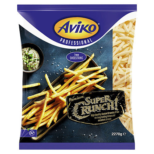 Aviko 7mm Super Crunch Chips 2.27Kg × 4