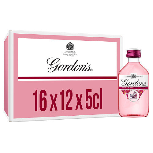 Gordon's Premium Pink Distilled Gin 5cl 5Cl × 12 × 16