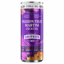Smirnoff Passion Fruit Martini 12x250ml