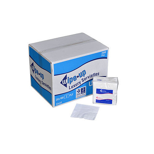 Serviettes 2ply 33X33cm 100s × 1