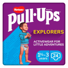 Huggies Pullups Explorers - Year Boy 2x24's