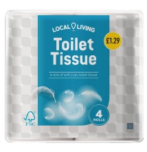 Local Living Toilet Tissue 10x4 Roll