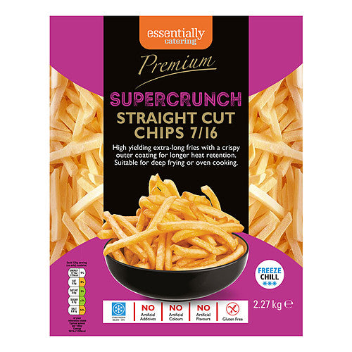 Essential Catering Supercrunch S/Cut 7/16 2.27Kg × 4