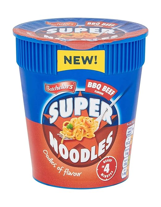 Batchelors Super Noodles Bbq Beef Pot 8x75g