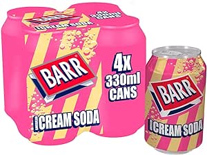 Barr American Cream Soda Pack 4x330ml