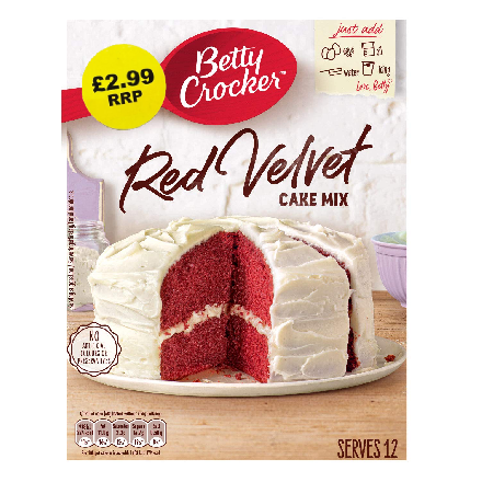 Betty Crocker Red Velvet Cake Mix 4x425g