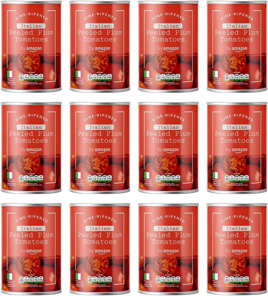 Local Living Peeled Plum Tomatoes 12x400g