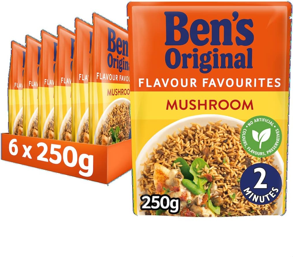 Bens Original Mushroom Rice Rth 6x220g