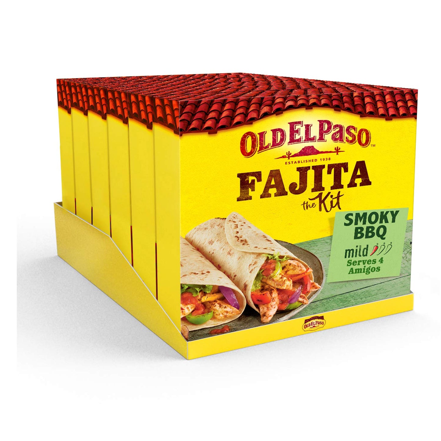 Old El Paso Bbq Fajita Kit 4x500g