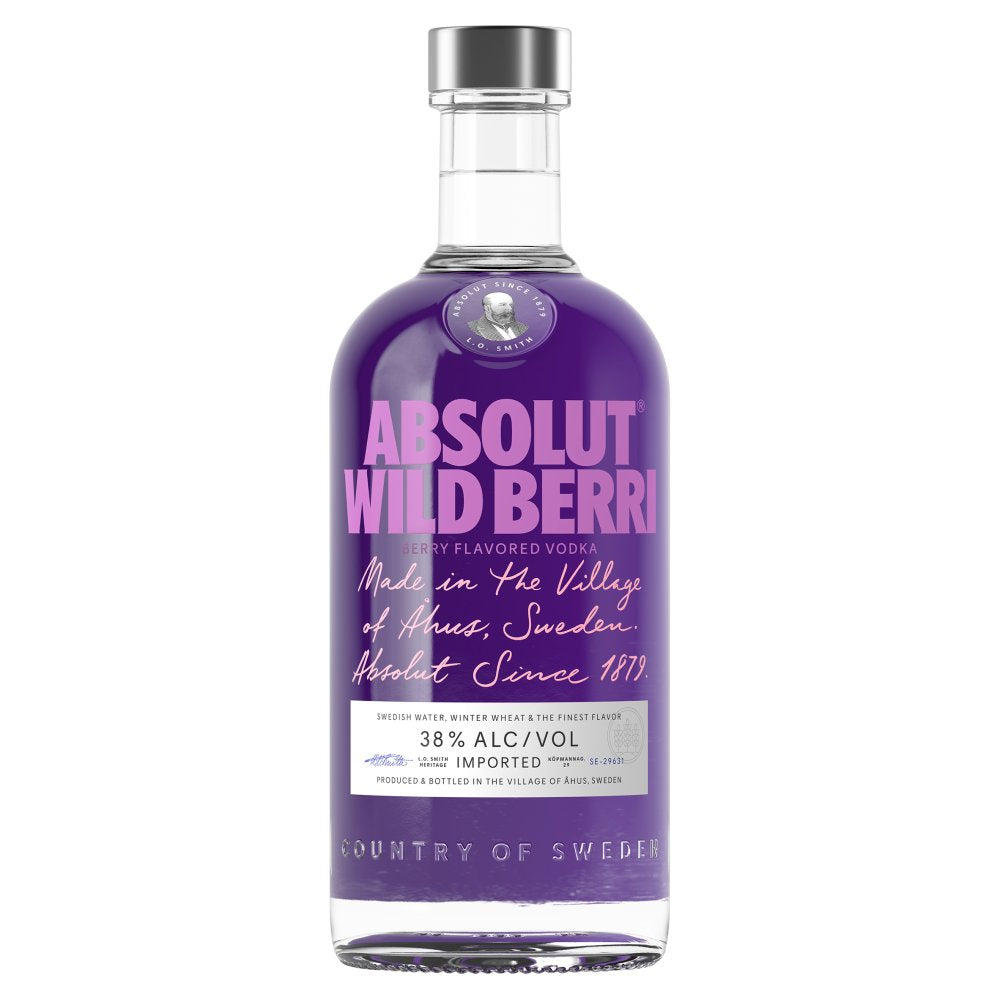Absolut Wild Berri Berry Flavoured Swedish Vodka 70cl 70Cl × 1