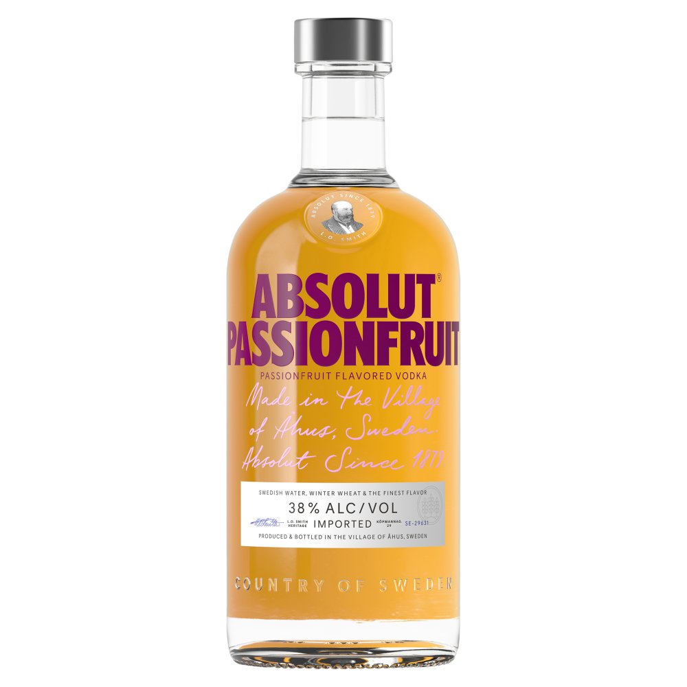 ABSOLUT Passionfruit Flavored Vodka 700ml 70Cl × 1