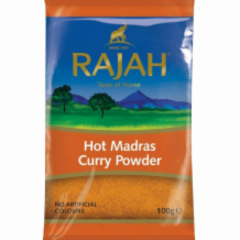 Rajah Hot Madras Curry Powder 10x100g