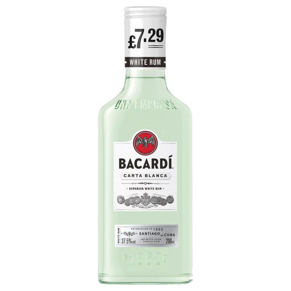 BACARDÍ Carta Blanca Superior White Rum, 20cl 20Cl × 1