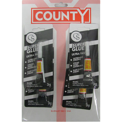 County Super Glue Std × 4 × 10