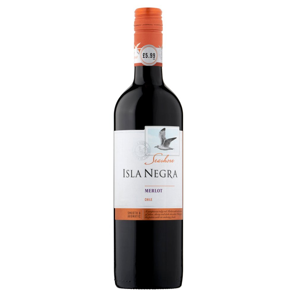 Isla Negra Seashore Merlot 75cl 75Cl × 6 × 1