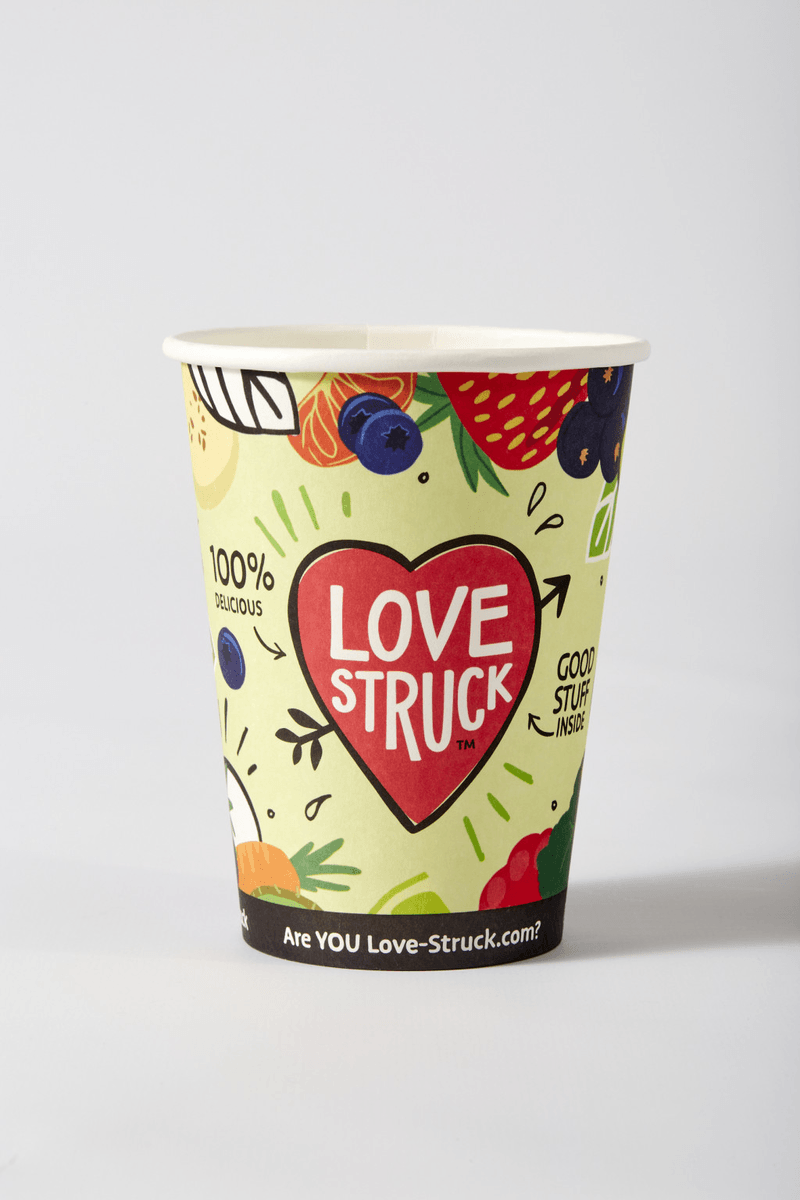 Love Struck 12oz LOGO PaperCup Sleeve 1x50 . Packed 20 units to a case.
Unit Weight: 1.00 Kilos.