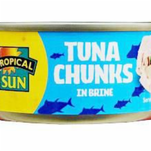 Tropical Sun Tuna Chunks In Brine 6x160g