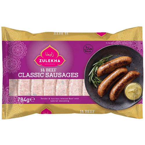 Zulekha Classic Beef Sausages 14s × 1