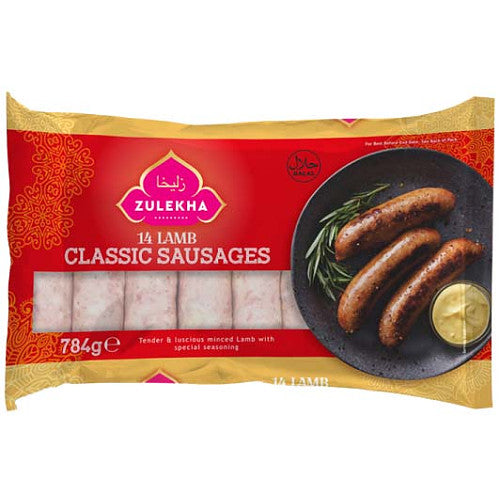 Zulekha Classic Lamb Sausages 14s × 8