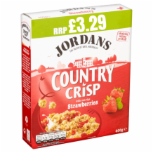 Jordans Country Crisp Strawberry 6x400g