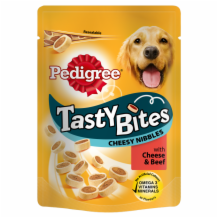 Pedigree Tasty Bites Cheese And Beef Nibbles 8x140g