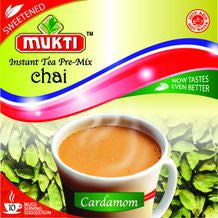 Mukti Instant Pre Mix Sweetened Cardamom Chai 5x10's