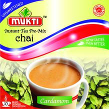 Mukti Instant Pre Mix Unsweetned Cardamom Chai 5x10's
