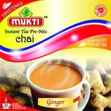 Mukti Instant Pre Mix Sweetened Gingerchai 5x10's