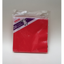 Caroline Red Napkins 20x33cm