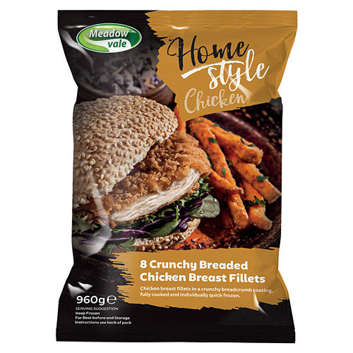 Meadowvale Chicken Fillets In Breadcrumbs 960g × 1